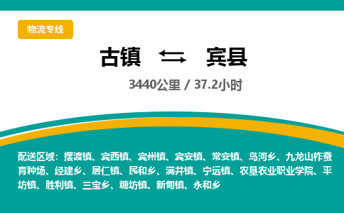 古镇到宾县物流专线公司|古镇到宾县专线|回程车运输